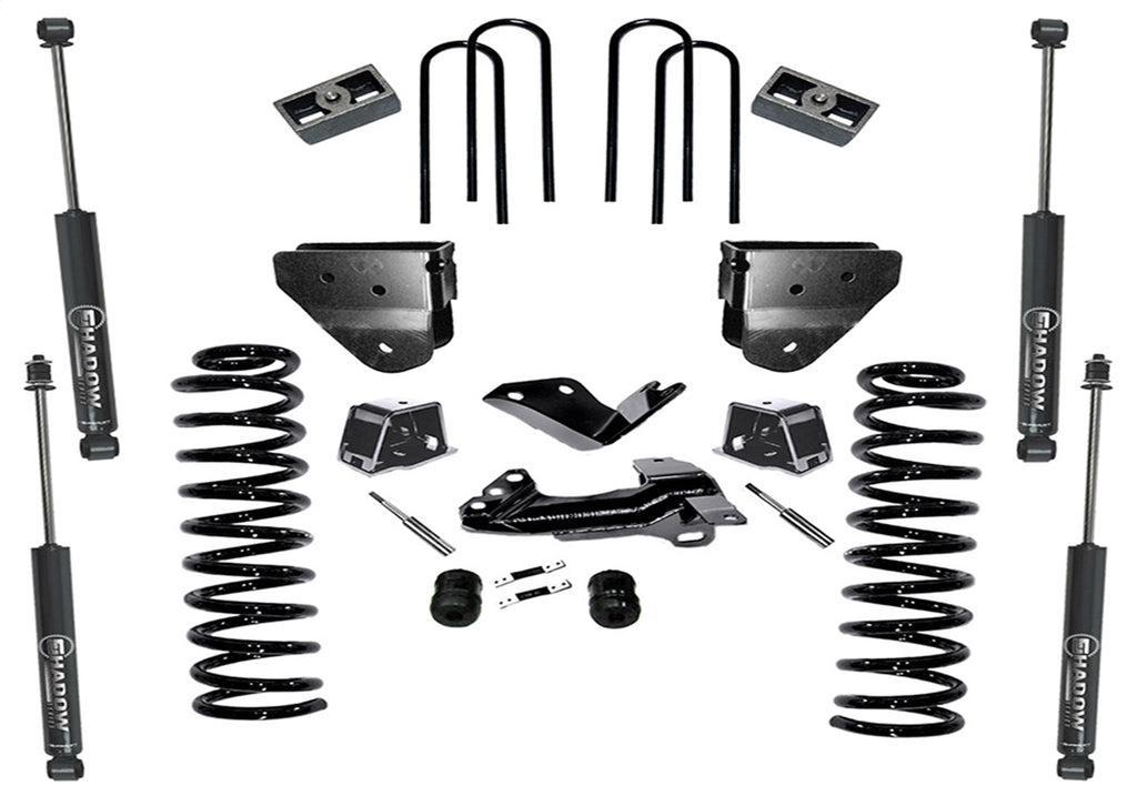 Superlift K796 4in. Lift Kit-05-07 F-250/F-350 4WD-Diesel-w/SL Shocks for Select Ford F-250 Super Duty, Ford F-350 Super Duty