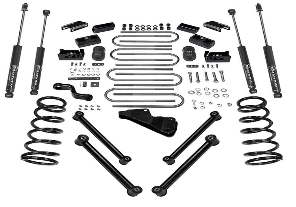 Superlift K832 4in. Lift Kit-03-08 Ram 2500/3500 4WD-Diesel-w/SL Shocks for Select Dodge Ram 2500, Dodge Ram