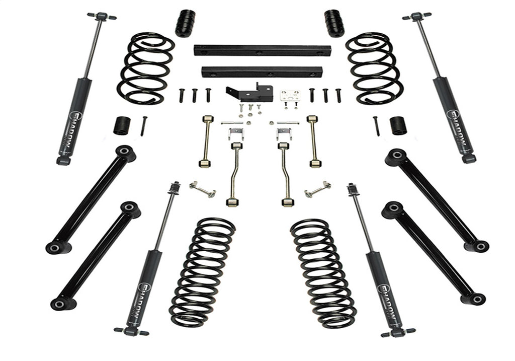 Superlift K843 4in. Lift Kit-03-06 Wrangler TJ-w/SL Shocks for Select Jeep TJ, Jeep Wrangler