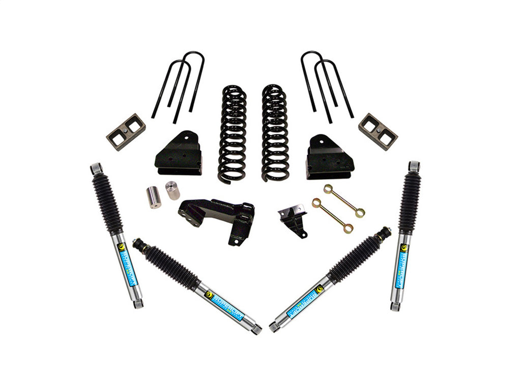 Superlift K854B 4in. Lift Kit-08-10 F-250/F-350 4WD-Diesel-w/Bilstein Shocks for Select Ford F-250 Super Duty, Ford F-350 Super Duty