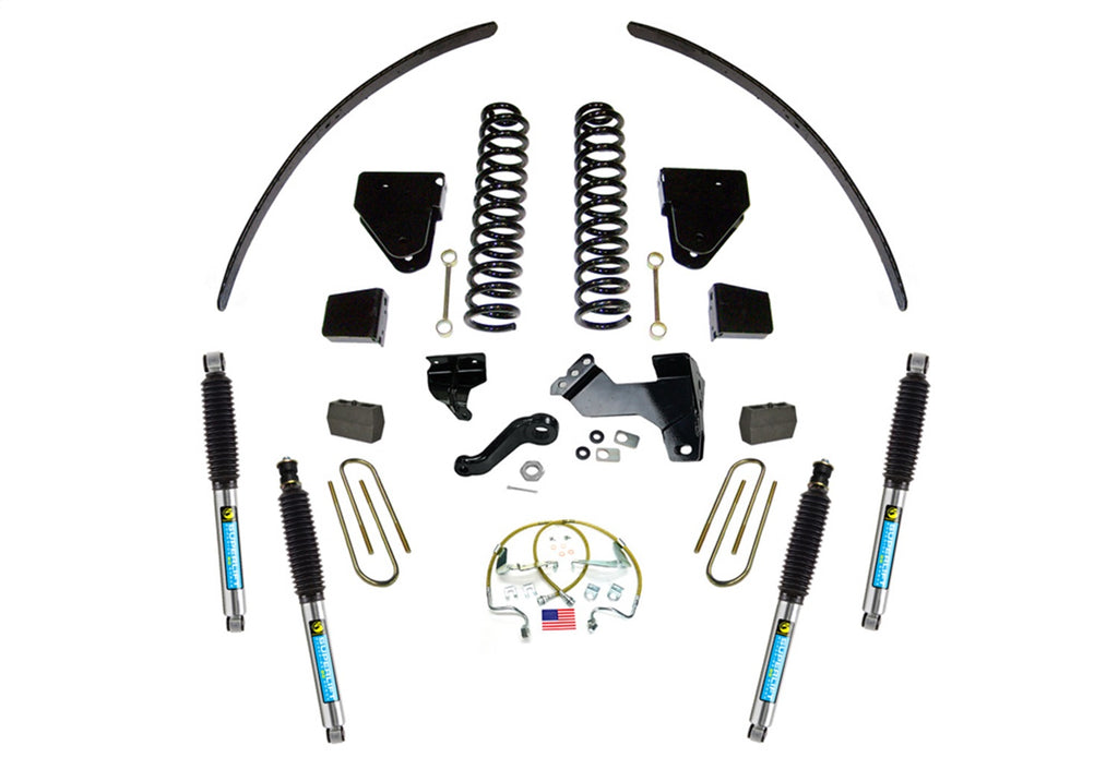 Superlift K856B 6in. Lift Kit-08-10 F-250/F-350 4WD-Diesel-w/Bilstein Shocks for Select Ford F-250 Super Duty, Ford F-350 Super Duty