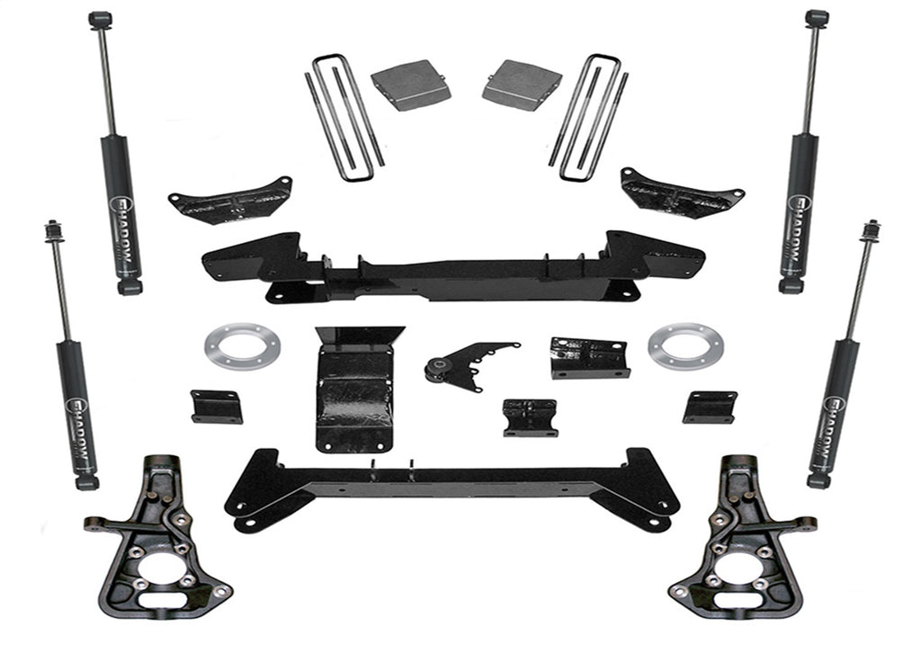 Superlift K860 6in. Lift Kit-01-10 Silv/Sierra 2500HD/3500HD 4WD-Knuckle Kit w/SL Shocks for Select Chevrolet Silverado HD, Chevrolet Silverado HD Classic, Chevrolet Silverado 3500, Chevrolet Silverado Classic, Chevrolet Silverado HD, GMC Sierra HD, GMC