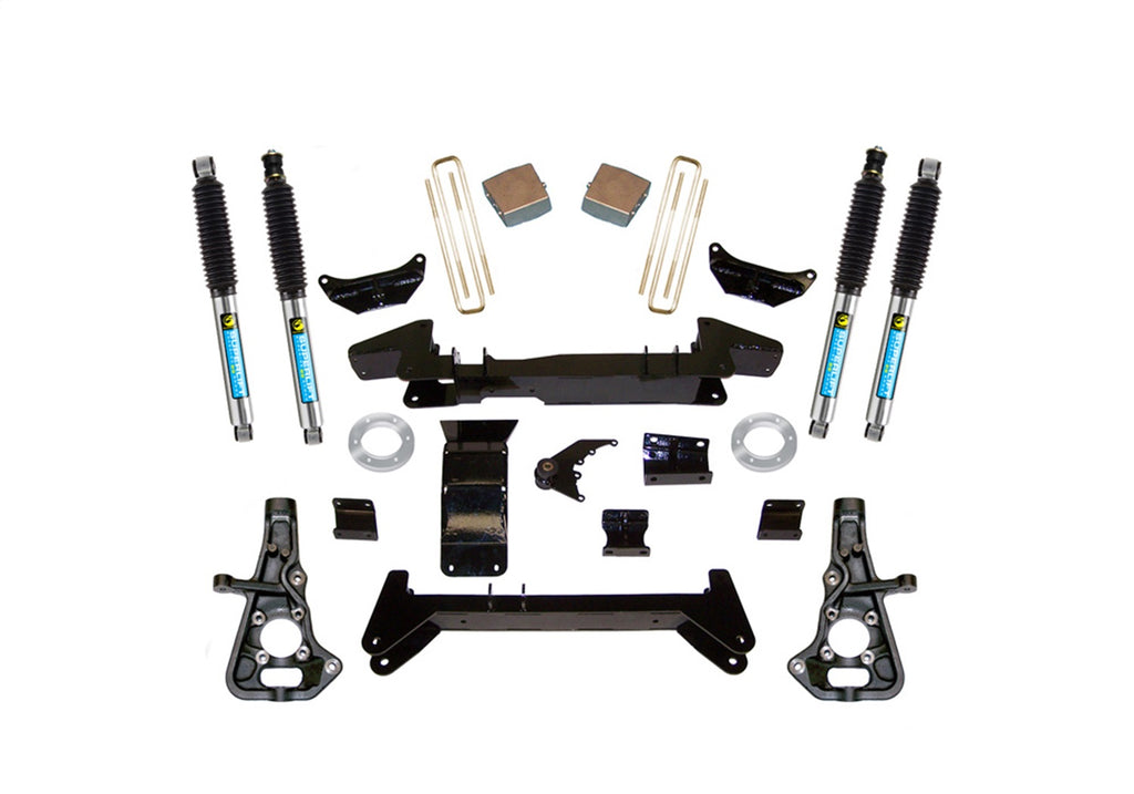 Superlift K861B 6in. Lift Kit-99-10 Silv/Sierra 2500LD/01-06 1500HD-Knuckle Kit w/Bil Shocks for Select Chevrolet Avalanche 2500, Chevrolet K2500 Suburban, Chevrolet Silverado HD, Chevrolet Silverado HD Classic, Chevrolet Suburban 2500, GMC K2500, GMC