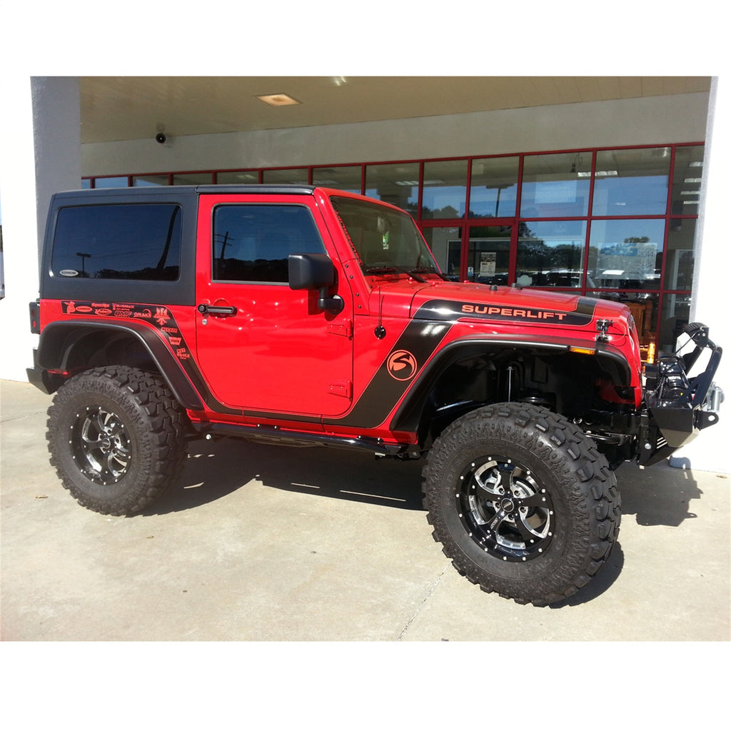 Superlift K905 4in. Lift Kit-07-18 Wrangler JK-2-door-w/SL Shocks for Select Jeep Wrangler, Jeep Wrangler JK