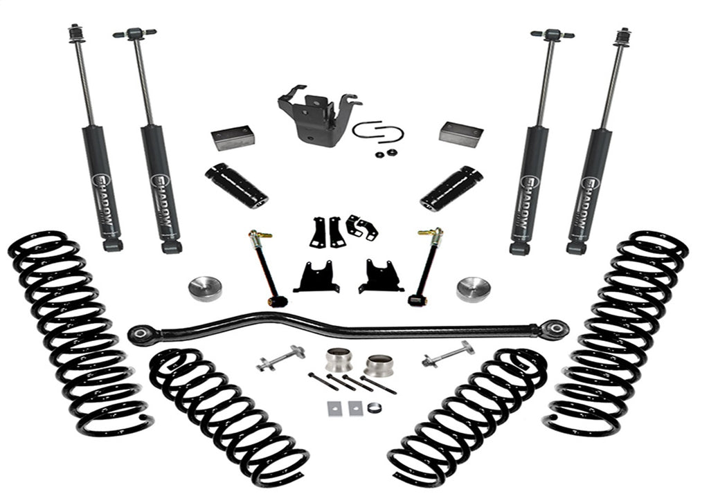 Superlift K927 4in. Lift Kit-07-18 Wrangler JK-2-door-w/SL Shocks for Select Jeep Wrangler, Jeep Wrangler JK