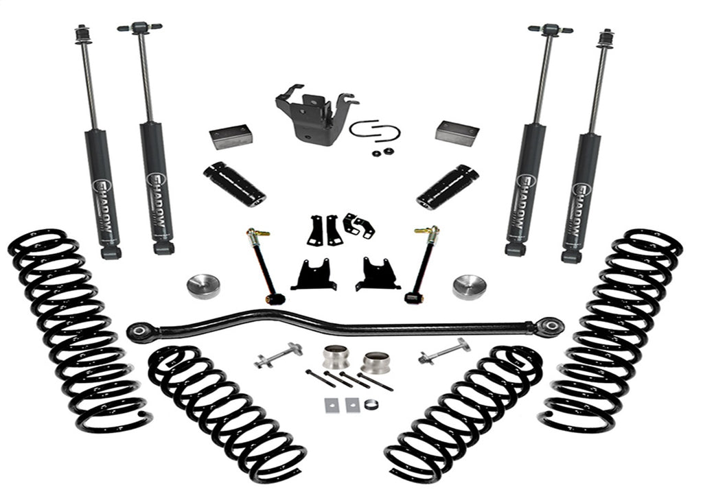 Superlift K928 4in. Lift Kit-07-18 Wrangler JK-4-door-w/SL Shocks for Select Jeep Wrangler, Jeep Wrangler JK