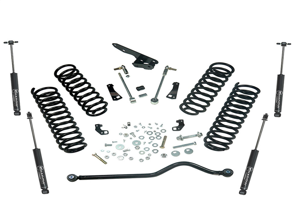 Superlift K941 4in. Lift Kit-07-18 Wrangler JK-4-door-w/SL Shocks for Select Jeep Wrangler, Jeep Wrangler JK