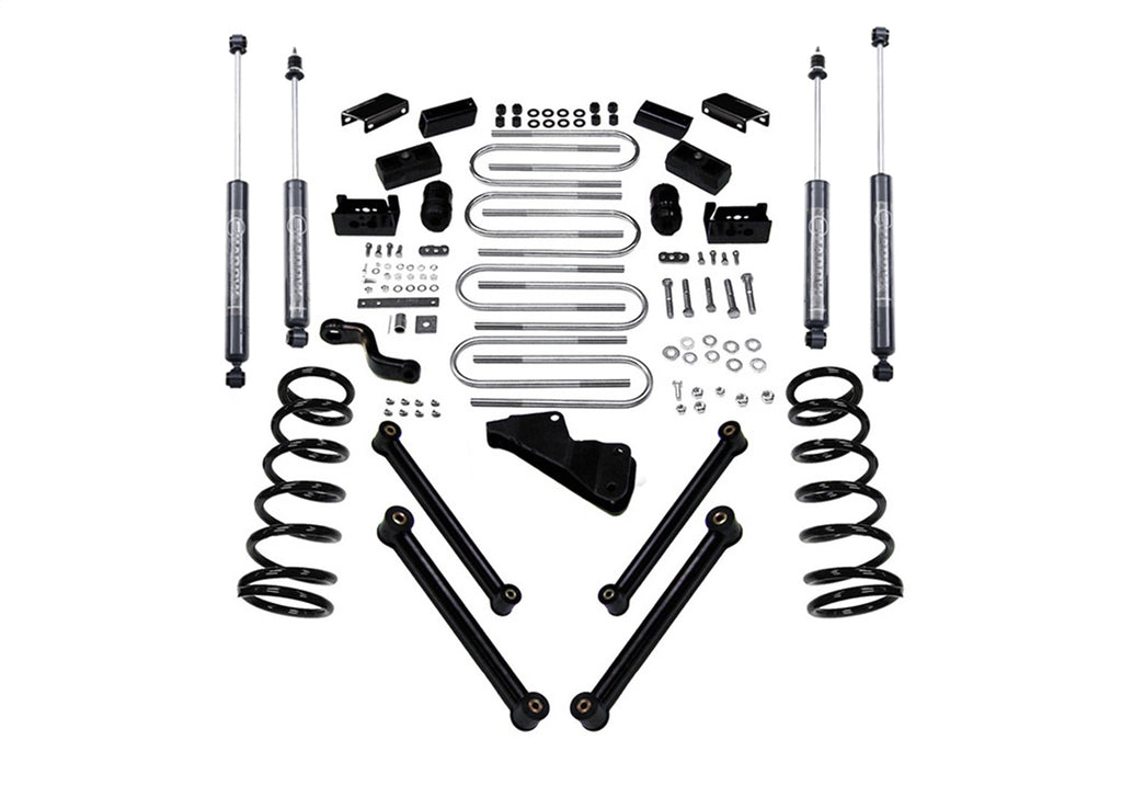 Superlift K965B 4in. Lift Kit-10-13 Ram 2500/10-12 3500 4WD-Diesel-w/Bilstein Shocks for Select Dodge Ram 2500, Dodge Ram 3500, Ram 2500, Ram