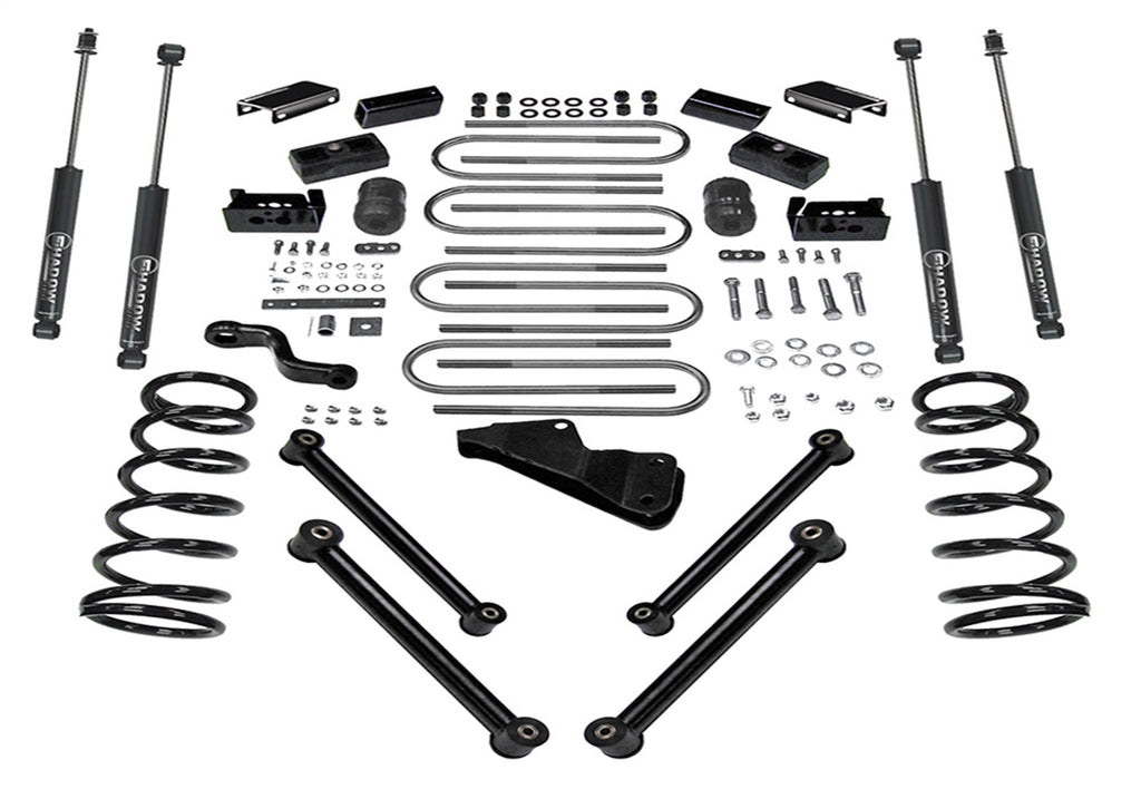Superlift K965 4in. Lift Kit-10-13 Ram 2500/10-12 3500 4WD-Diesel-w/SL Shocks for Select Dodge Ram 2500, Dodge Ram 3500, Ram 2500, Ram