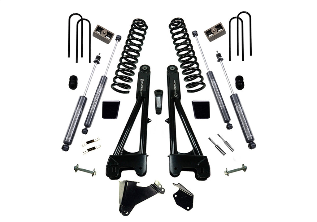 Superlift K977B 6in. Lift Kit-05-07 F250/F350 4WD-Dsl w/Replacement Radius Arms w/Bil Shocks for Select Ford F-250 Super Duty, Ford F-350 Super Duty