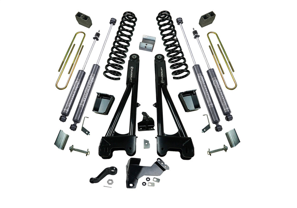 Superlift K989B 6in. Lift Kit-11-16 F250/F350 4WD-Dsl w/Replacement Radius Arms w/Bil Shocks for Select Ford F-250 Super Duty, Ford F-350 Super Duty