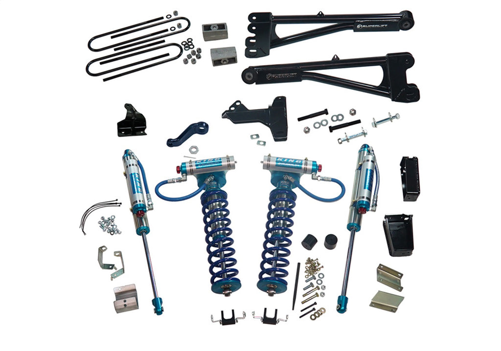 Superlift K989KG 6in. Lift Kit-11-16 F250/F350 4WD w Rep Radius Arms/King Clvrs/King Rr Shocks for Select Ford F-250 Super Duty, Ford F-350 Super Duty