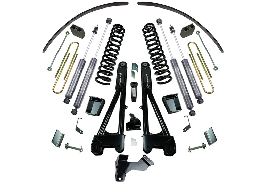 Superlift K991B 8in. Lift Kit-11-16 F250/F350 4WD-Dsl w/Replacement Radius Arms w/Bil Shocks for Select Ford F-250 Super Duty, Ford F-350 Super Duty