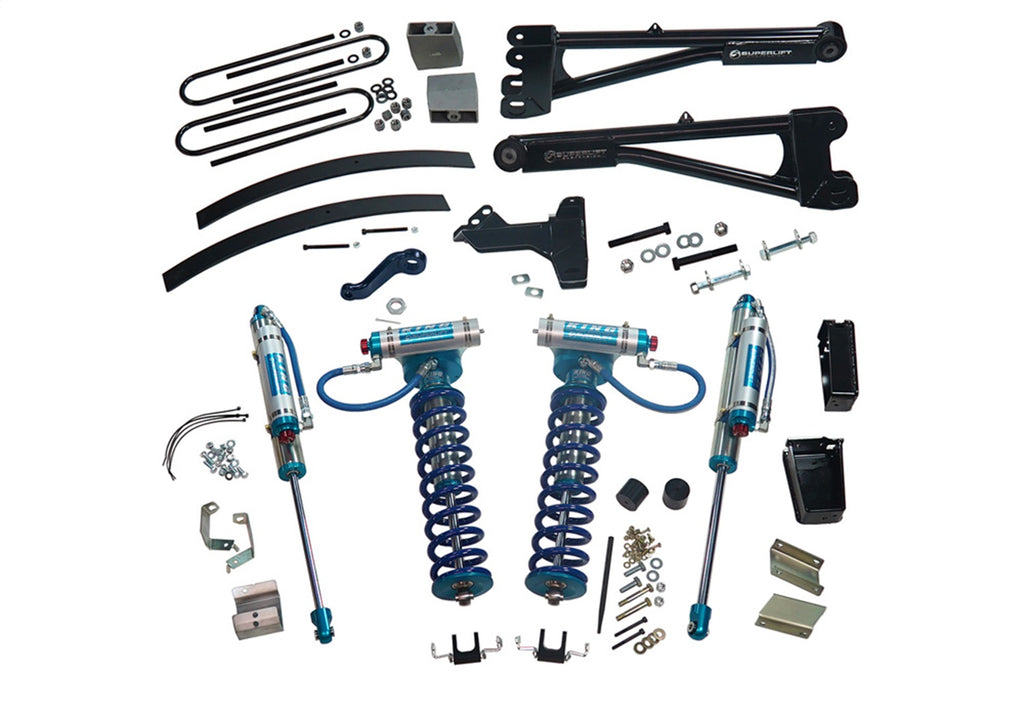 Superlift K991KG 8in. Lift Kit-11-16 F250/F350 4WD w Rep Radius Arms/King Clvrs/King Rr Shocks for Select Ford F-250 Super Duty, Ford F-350 Super Duty