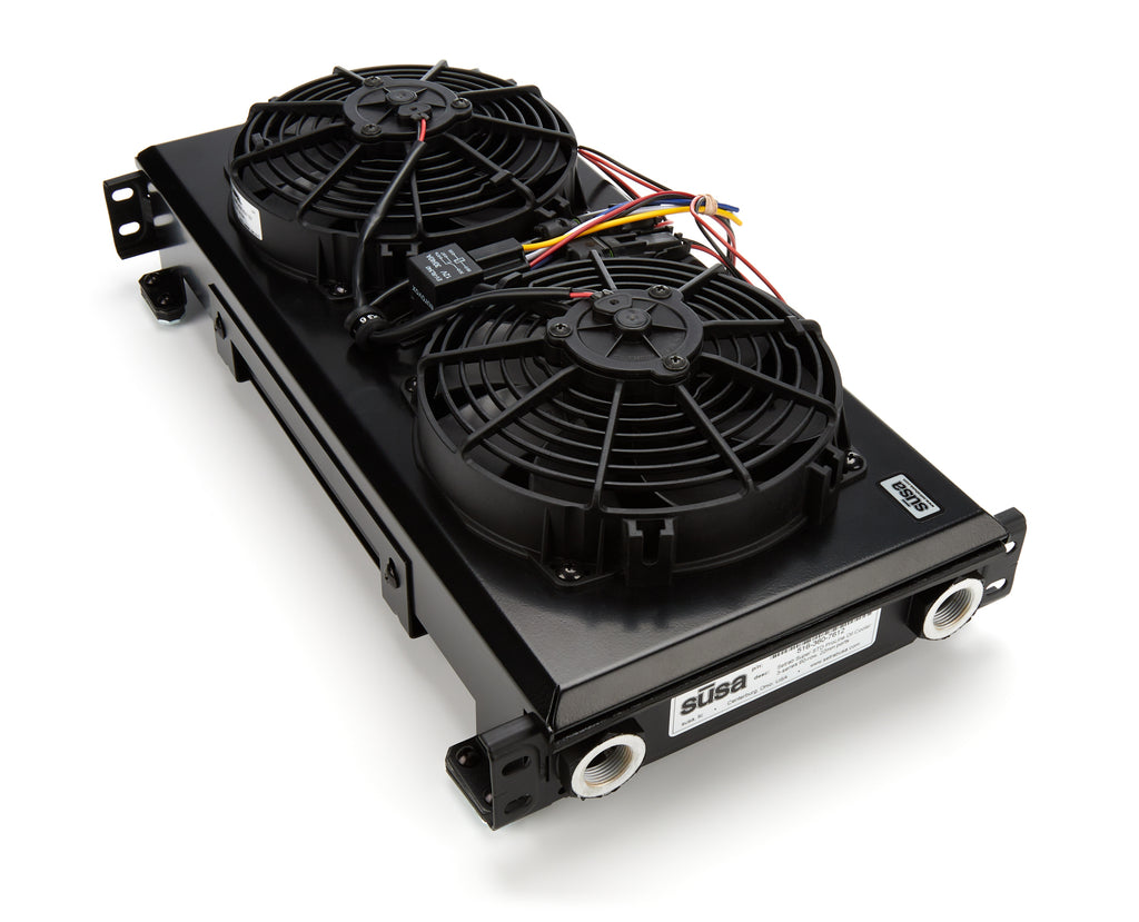 SETRAB OIL COOLERS FP360S-M22I Series-3 Oil Cooler - 60-Row w/2 12-Volt Fans