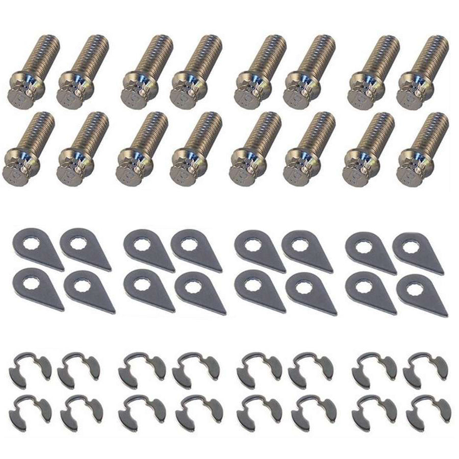 STAGE 8 FASTENERS 8932 Header Bolt Kit - 12pt. 3/8-16 x 1in (16)