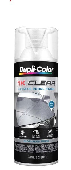 DUPLI-COLOR/KRYLON 1KCP 1K Extreme Clear Coat Gloss Pearl Finish 12oz