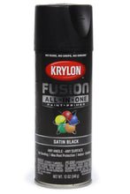 Load image into Gallery viewer, DUPLI-COLOR/KRYLON 2732 Paint Satin Black 12oz Krylon Fusion