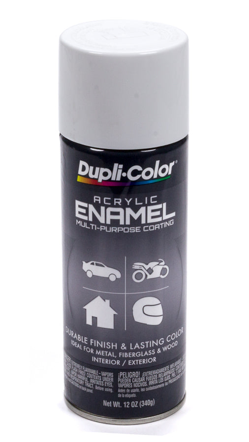 DUPLI-COLOR/KRYLON DA1670 Gloss White Enamel Paint 12oz
