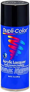 DUPLI-COLOR/KRYLON DAL1607 Flat Black Lacquer Paint 12oz
