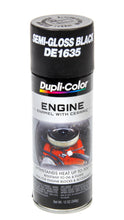 Load image into Gallery viewer, DUPLI-COLOR/KRYLON DE1635 Semi Gloss Black Engine Paint 12oz