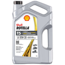 Load image into Gallery viewer, Shell Oil 550045018 Rotella T5 10W30 CK4 Semi Synthetic Diesel Engine Oil - 5L