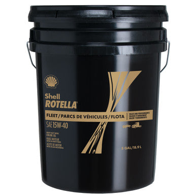 Shell Oil 550046220 Rotella T3 Fleet 15W40 CK4 HD Diesel Engine Oil - 18.9L