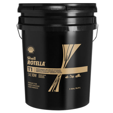 Shell Oil 550054463 Rotella T1 10W Straight Grade HD Diesel Engine Oil - 18.9L