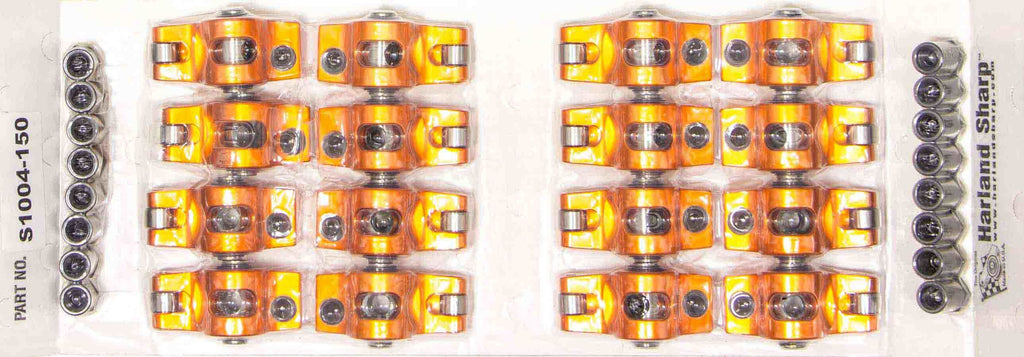 SHARP ROCKERS S1005-150 SBC Rocker Arms - 1.6 Ratio 7/16 Stud