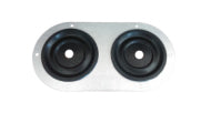 SEALS-IT GS10032H6 Firewall Grommet 2-Hole 5.750in x 3in .375in ID