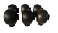 SEALS-IT RERS2B6PK Rod End Boot Studded 3/8 -7/16-10mm-12mm