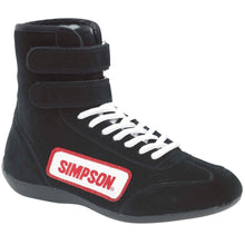 Load image into Gallery viewer, SIMPSON SAFETY 28900BK High Top Shoes 9 Black