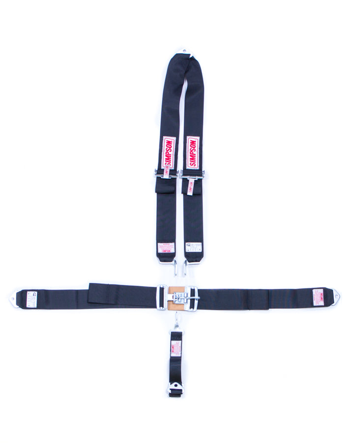 SIMPSON SAFETY 29074BK 5-PT Harness System FX P/D B/I V 62in