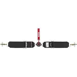 SIMPSON SAFETY 32000BK Lap Belt Camlock 62in BK Floor Mnt