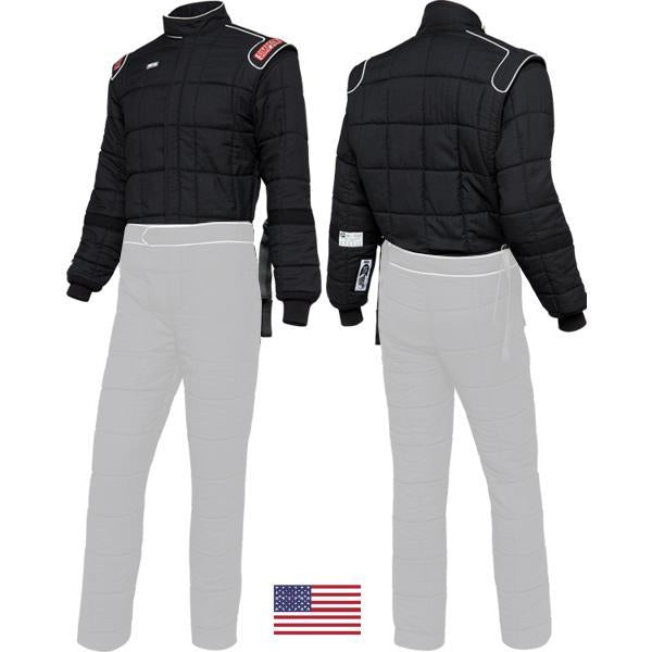 SIMPSON SAFETY 4802534 Jacket Black XX-LrgDrag SFI-20