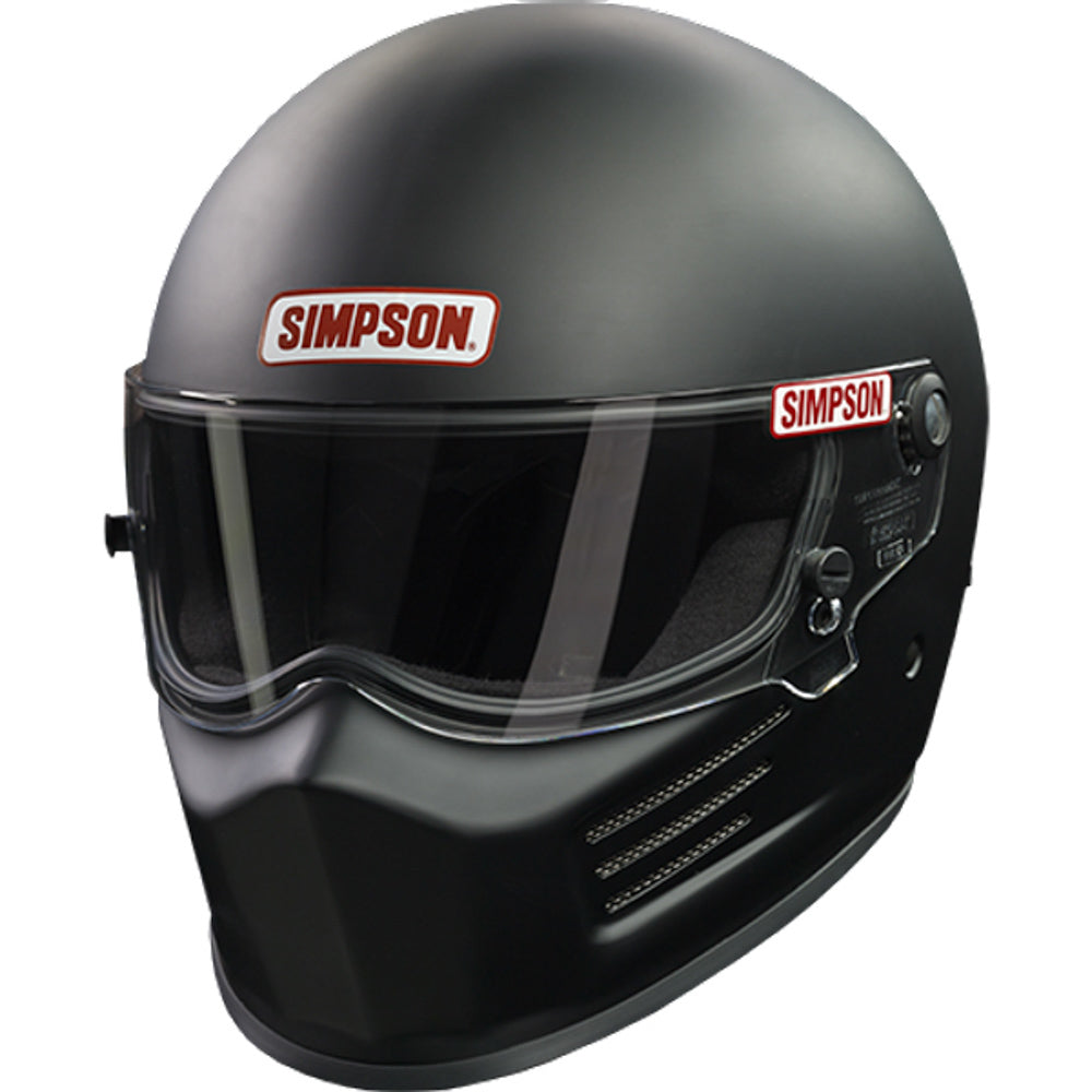 SIMPSON SAFETY 7200048 Helmet Bandit X-Large Flat Black SA2020