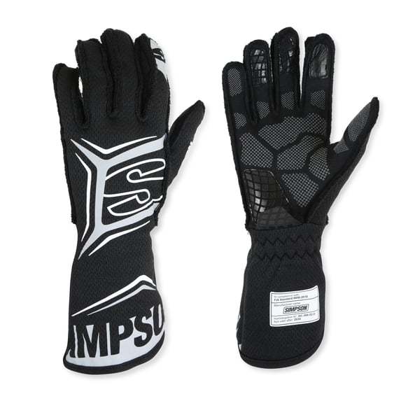 SIMPSON SAFETY MGLK Glove Magnata Large Black SFI 3.5/5