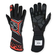 Load image into Gallery viewer, SIMPSON SAFETY MGLR Glove Magnata Large Black / Red SFI 3.5/5