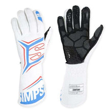 Load image into Gallery viewer, SIMPSON SAFETY MGMW Glove Magnata Medium White / Blue SFI 3.5/5
