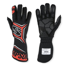 Load image into Gallery viewer, SIMPSON SAFETY MGZR Glove Magnata XX-Large Black / Red SFI 3.5/5
