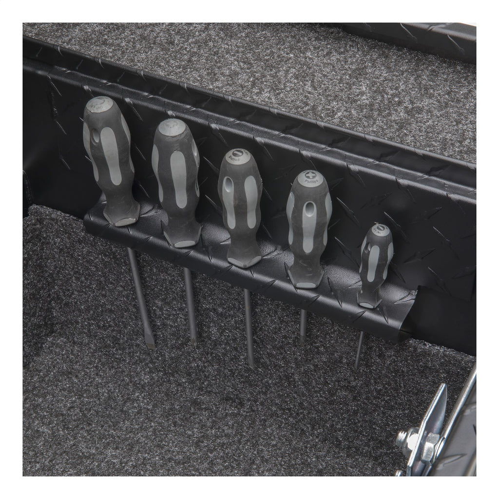 UWS SL-69-LP-MB-R Chevrolet; Dodge; Ford; GMC... Truck Tool Box for Select Chevrolet C1500, Chevrolet C2500, Chevrolet C3500, Chevrolet K1500, Chevrolet K2500, Chevrolet K3500, Chevrolet Silverado 1500, Chevrolet Silverado HD, Chevrolet Silverado HD,