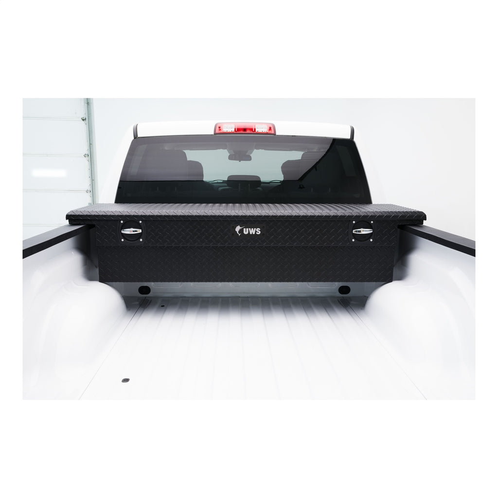 UWS SL-69-LP-MB Chevrolet; Dodge; Ford; GMC... Truck Tool Box for Select Chevrolet C1500, Chevrolet C2500, Chevrolet C3500, Chevrolet K1500, Chevrolet K2500, Chevrolet K3500, Chevrolet Silverado 1500, Chevrolet Silverado HD, Chevrolet Silverado HD, Ford