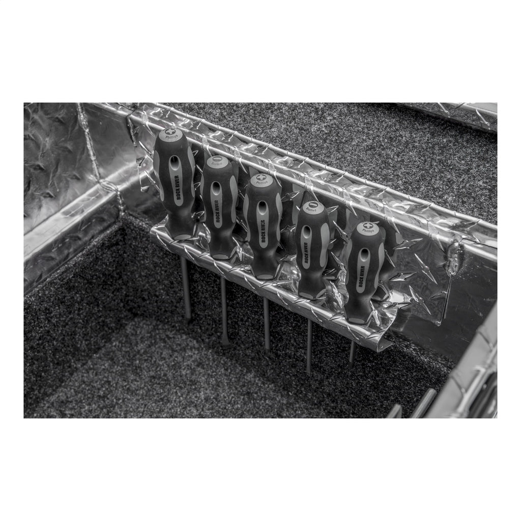 UWS SLD-69-A-LP Chevrolet; Dodge; Ford; GMC... Truck Tool Box for Select Chevrolet Silverado 1500, Chevrolet Silverado Classic, Chevrolet Silverado 2500, Chevrolet Silverado HD, Chevrolet Silverado HD Classic, Chevrolet Silverado 3500, Chevrolet