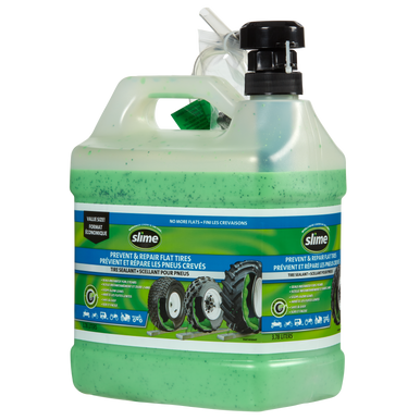 Slime 10047 Tire Sealant, Prevent and Repair Flat Tires - 3.78L