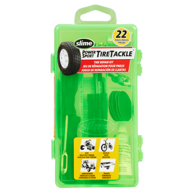 Slime 20134 Tire Tackle Tire Repair Kit, 22-Piece
