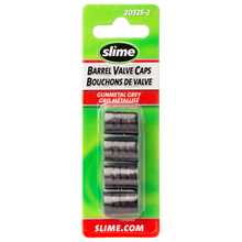 Load image into Gallery viewer, Slime 20325-2 Barrel Tire Valve Caps - Grey