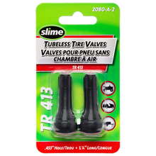 Load image into Gallery viewer, Slime 2080-A-2 Tubeless Tire Valves TR 413, 2-Pack
