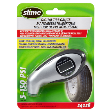 Slime 24028 5-150 PSI Digital Tire Pressure Gauge