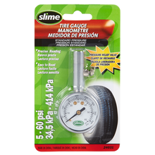 Load image into Gallery viewer, Slime 24031 5-60 PSI Dial Tire Pressure Gauge