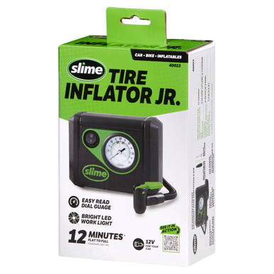 Slime 40023 12V Tire Inflator Jr. - 12 Minutes